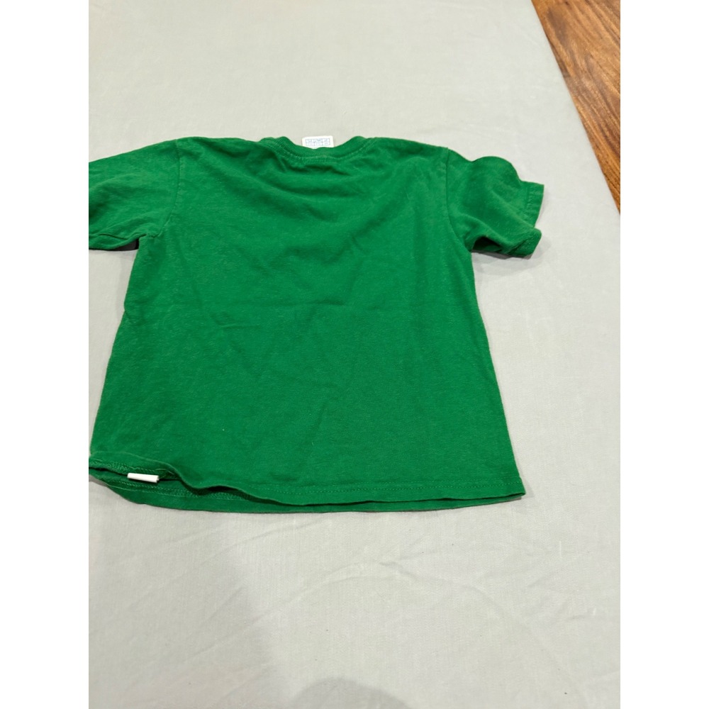 Dinocore Kids Gildan Ask Me About My T-Rex Graphic Tee 2T Green